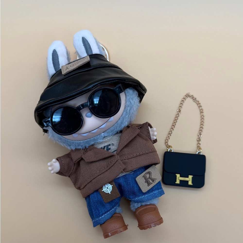 Custom Labubu Plush with Outfit and Accessories